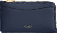 COACH New York Refined Leather Card Case