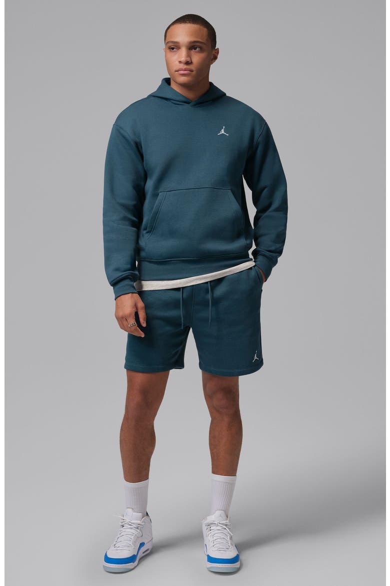 Jordan Brooklyn Fleece Shorts, Alternate, color, SQUADRON BLUE/ WHITE