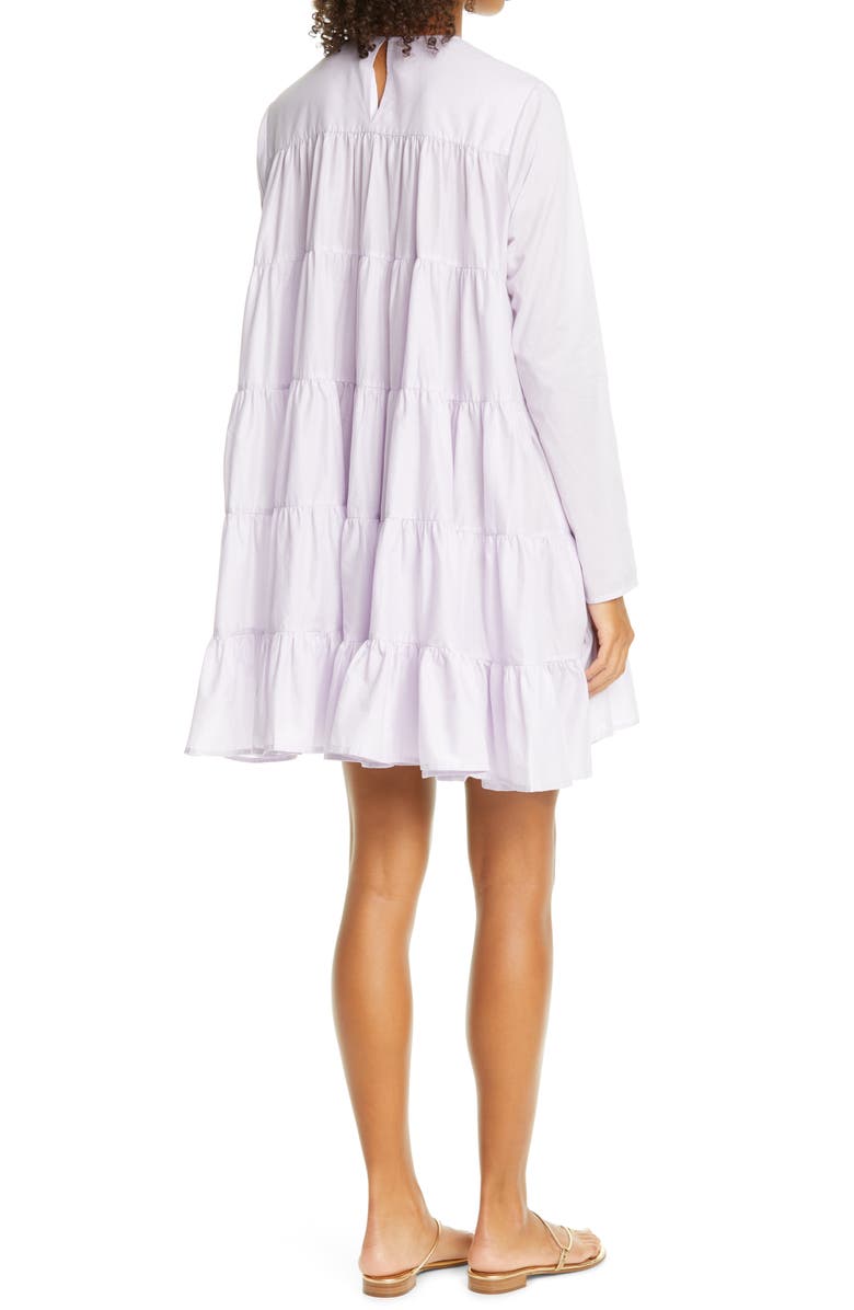 Merlette Soliman Tiered Long Sleeve Dress, Alternate, color,