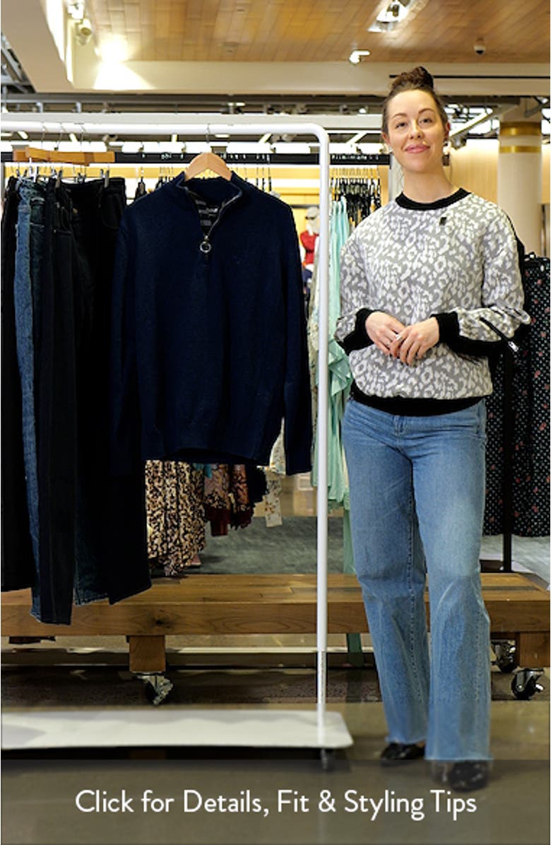 Cotton Quarter Zip Sweater, sales video thumbnail