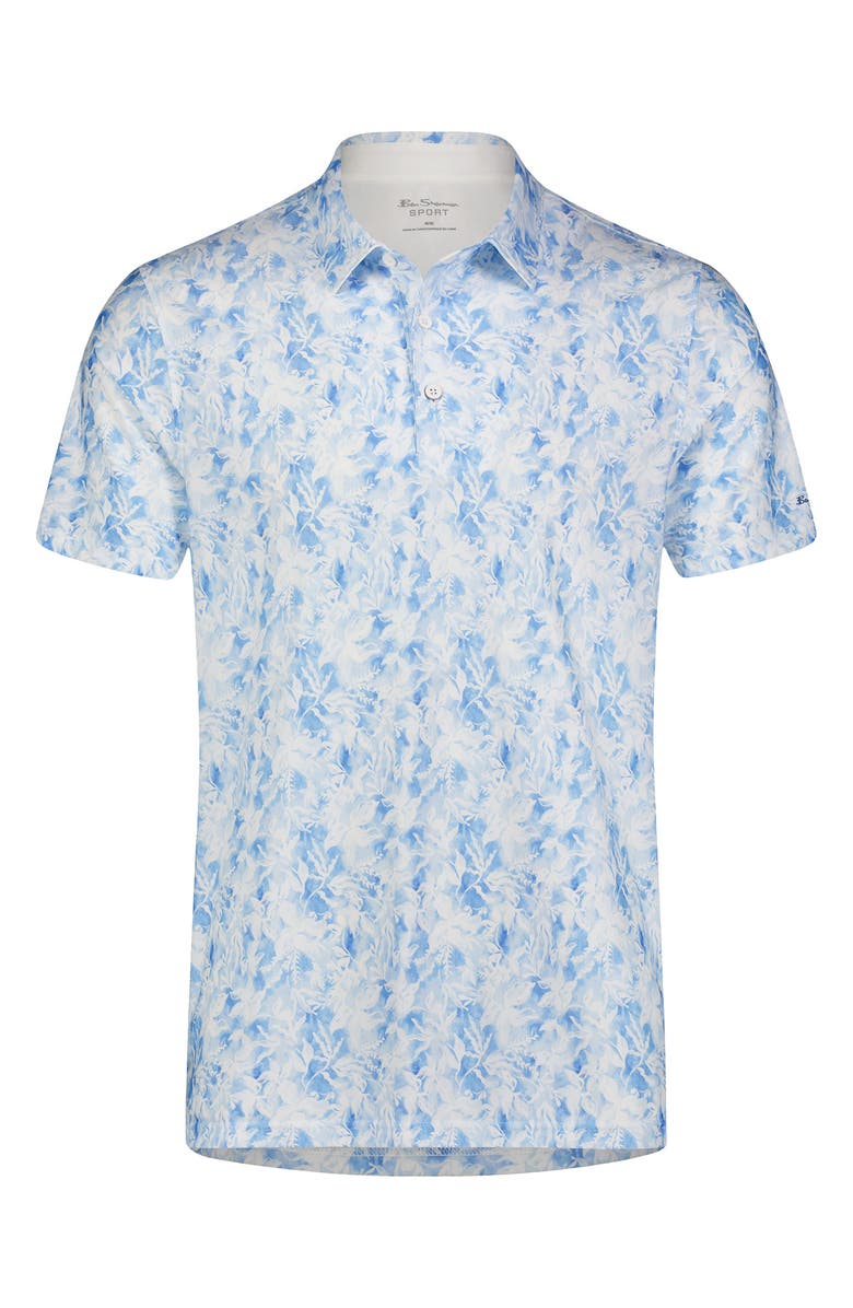 Ben Sherman Watercolor Garden Tech Jersey Golf Polo, Alternate, color, 
