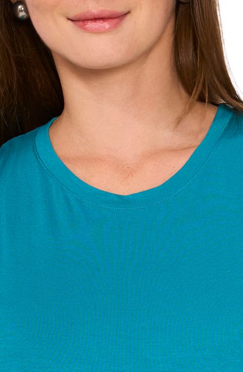 Halogen ® Back Keyhole Tank In Peacock Teal