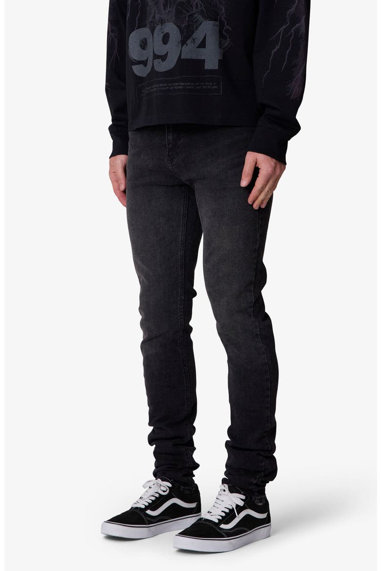 Skinny Jeans, Alternate, color, WESTERN BLACK