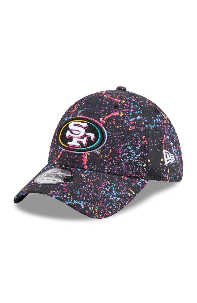 New Era Men's New Era  Black San Francisco 49ers 2025 NFL Crucial Catch 39THIRTY Flex Hat, Alternate, color, Black