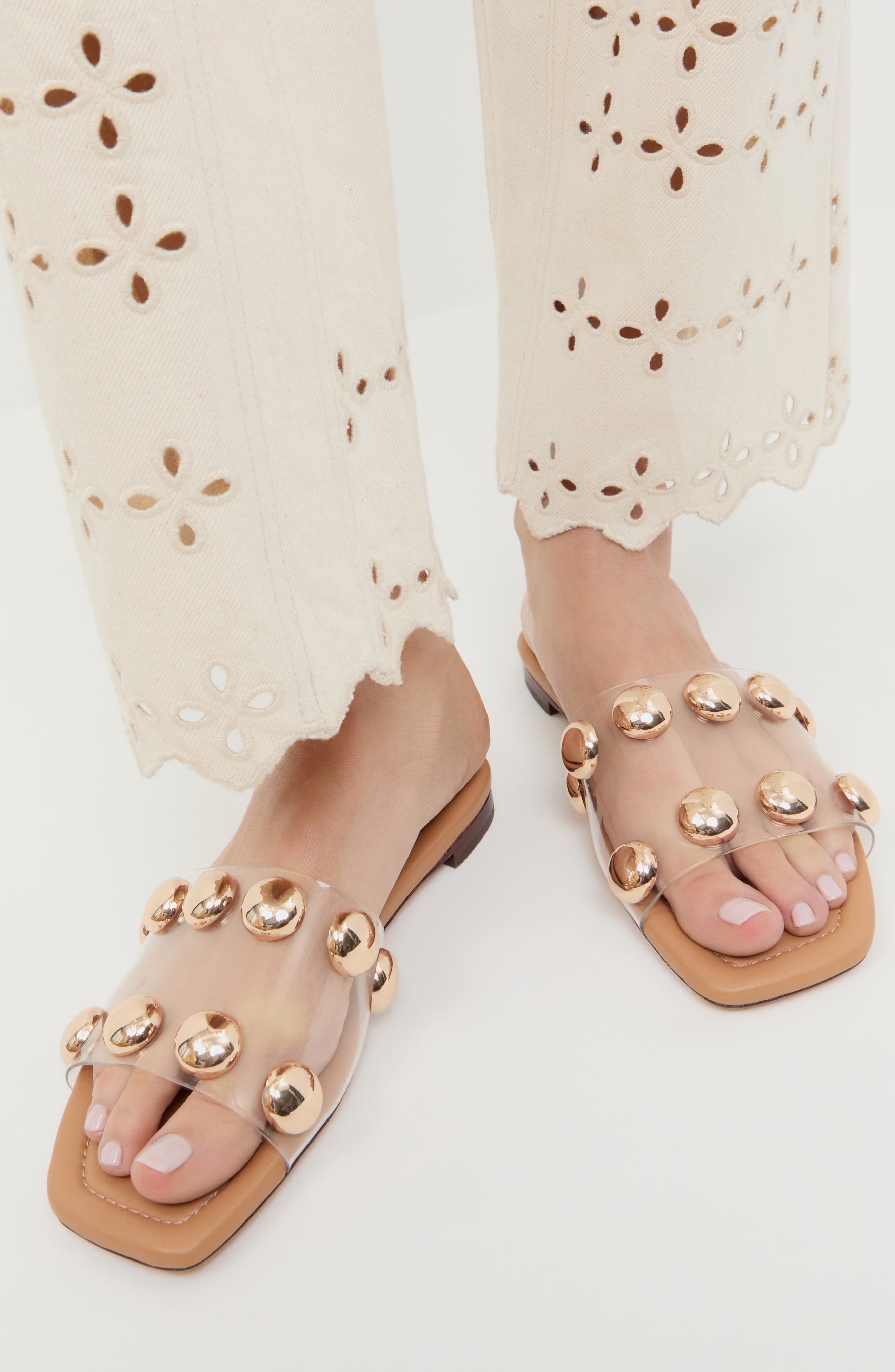 Hayes Studded Slide Sandal - image 4