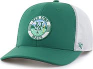 '47 Men's '47 Kelly Green/White New York Mets Elevated Greens Adjustable Trucker Hat