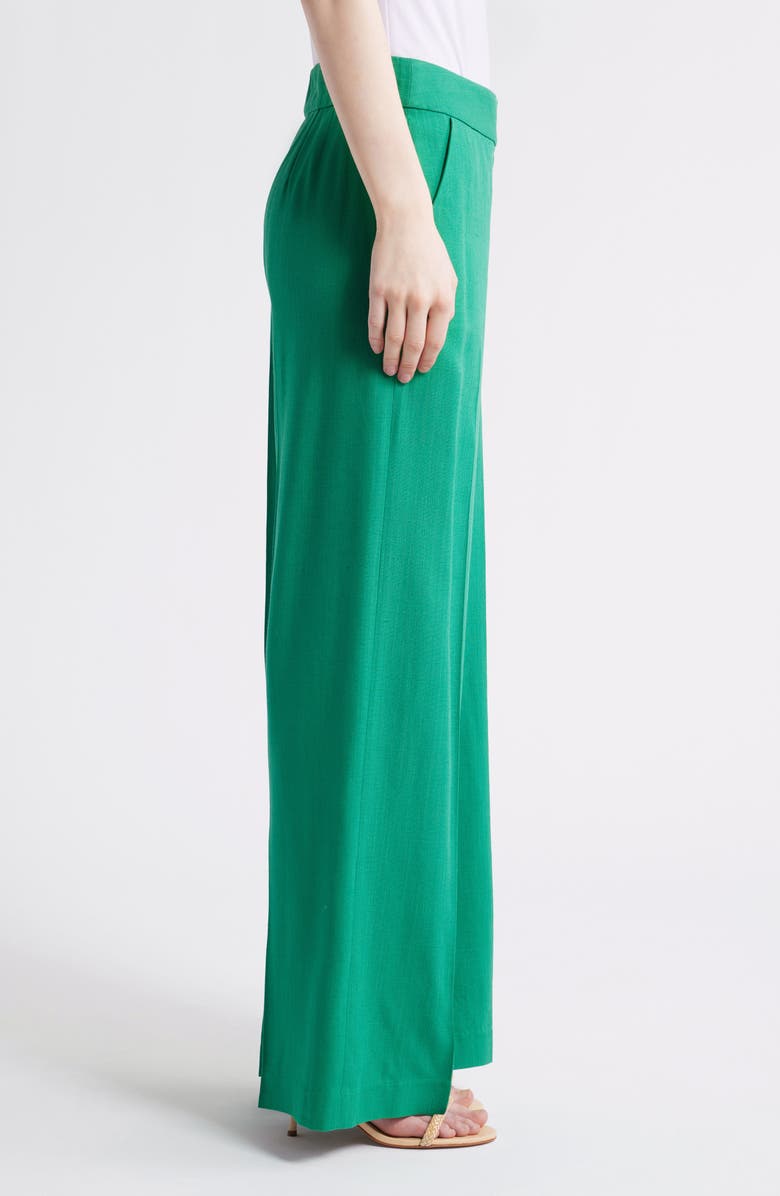 Tahari ASL Wide Leg Pants, Alternate, color, Clover