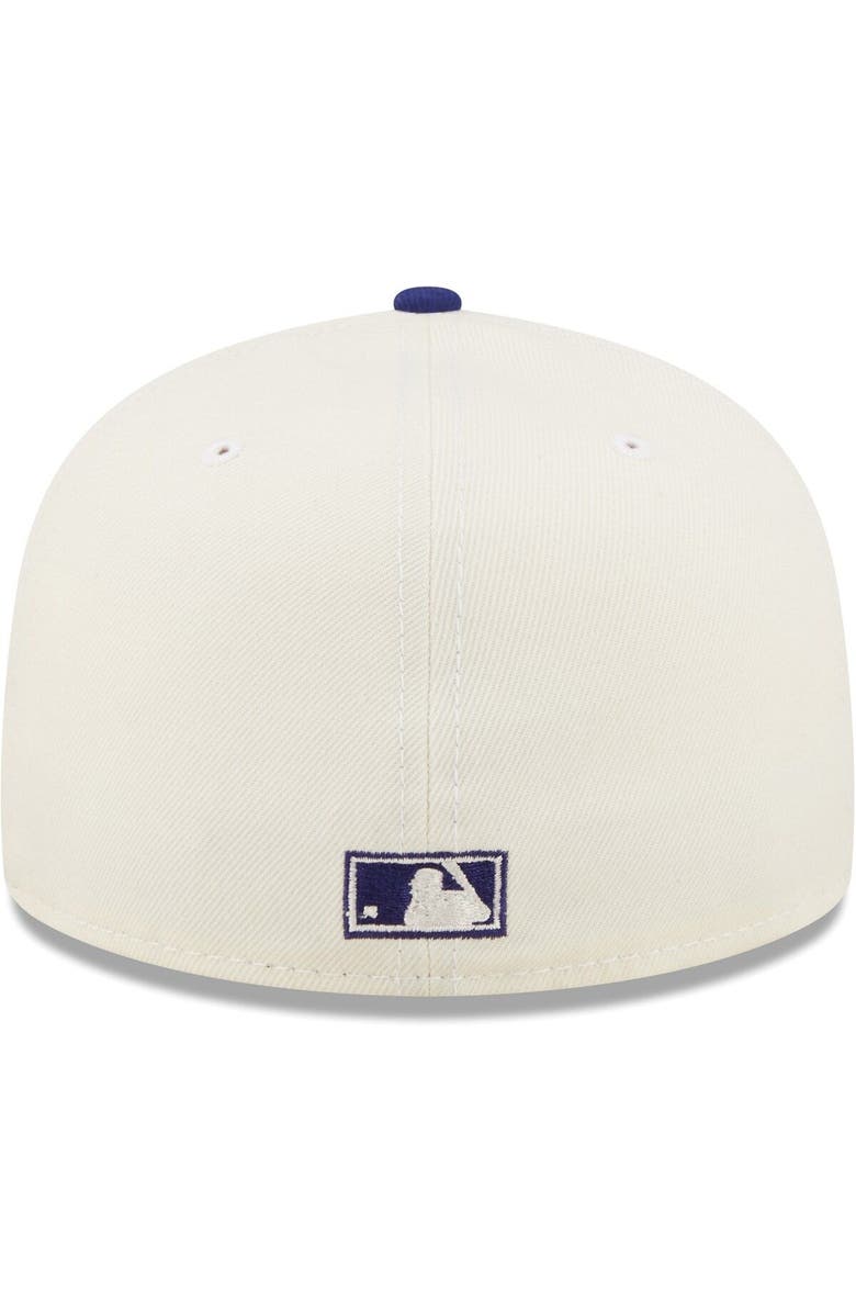 New Era Men's New Era White/Royal Los Angeles Dodgers Cooperstown Collection 1981 World Series Chrome 59FIFTY Fitted Hat, Alternate, color, 