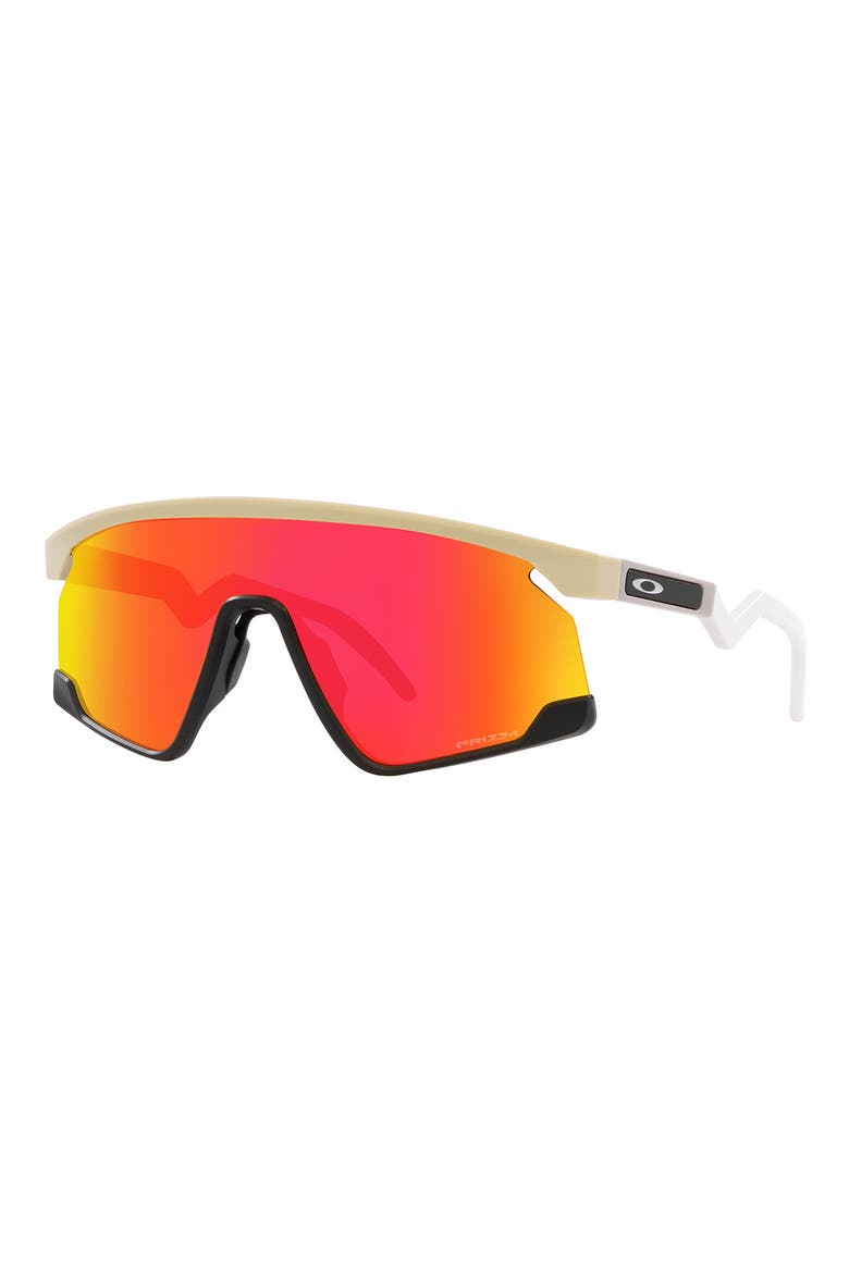 BXTR 39mm Prizm™ Wrap Shield Sunglasses, Alternate, color, RUBY