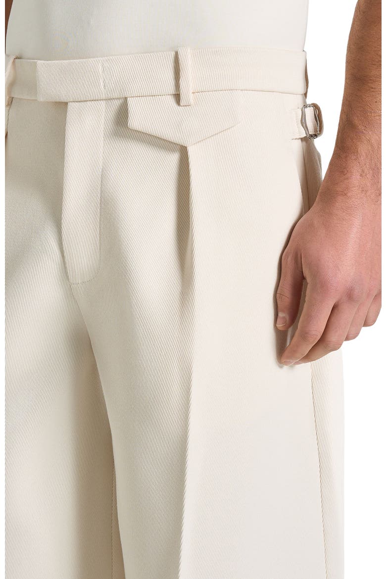 Auguste Tailored Twill Bermuda Shorts, Alternate, color, Cream