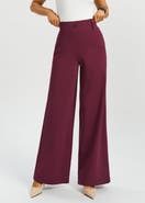 Betabrand Classic High Waist DPYP Dress Pant Yoga Pants Wide Leg