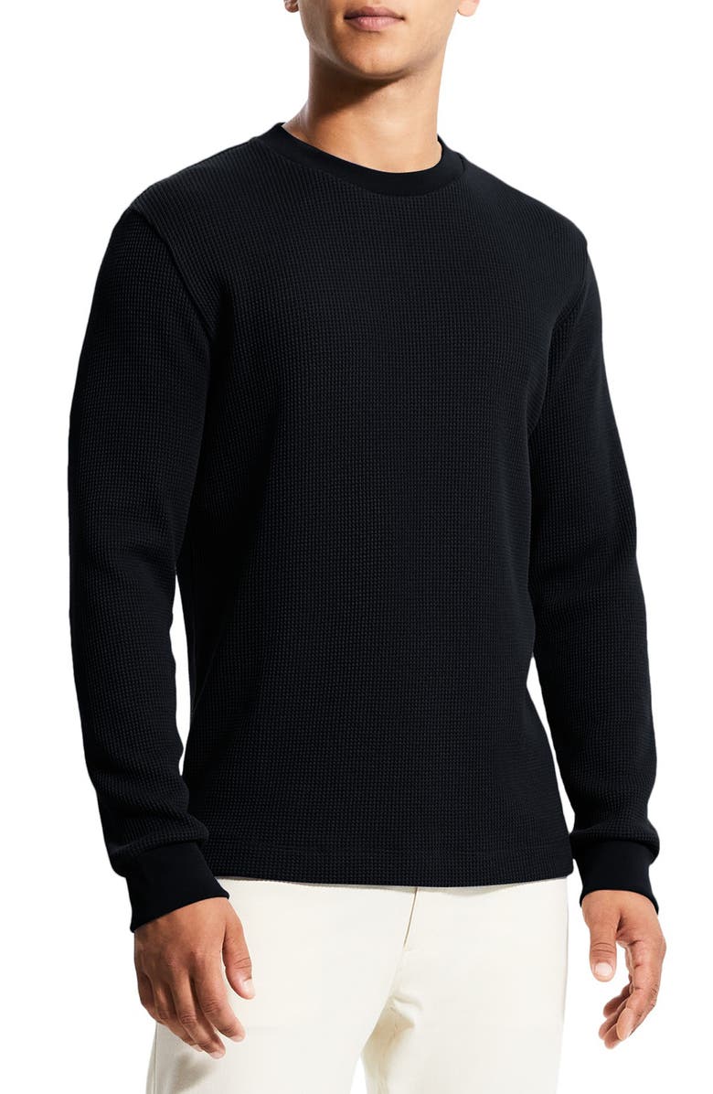 Theory Balena Studio Waffle Crewneck T-Shirt, Main, color,