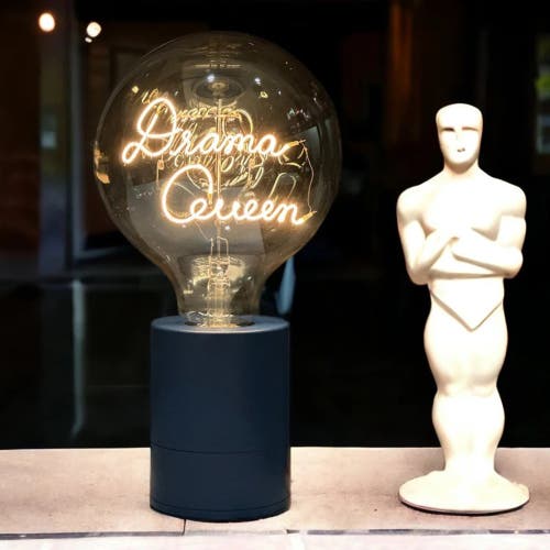 Mitb Drama Queen Portable Table Lamp In Gold