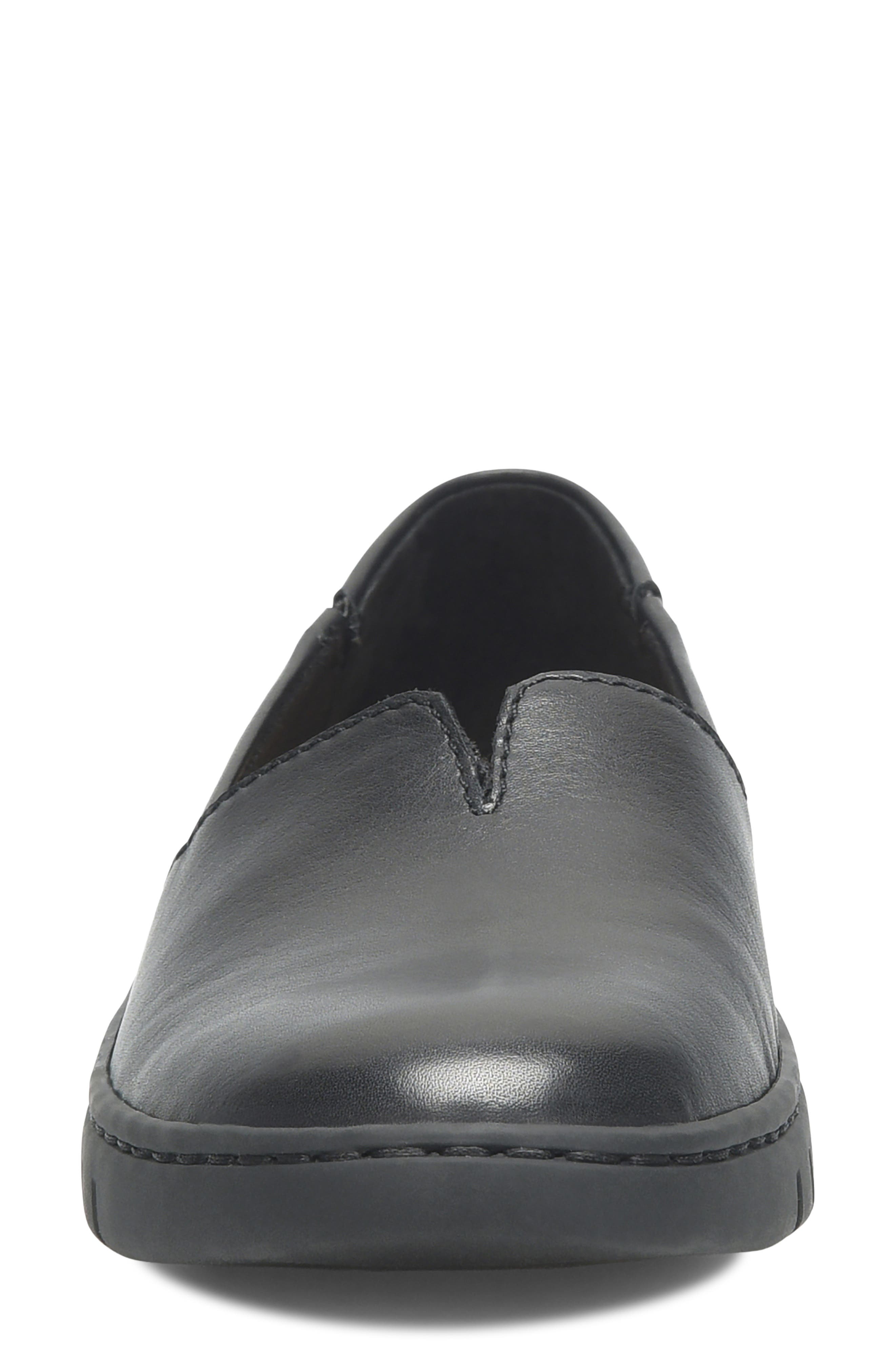 Børn Sebra II Flat, Alternate, color, Black Leather