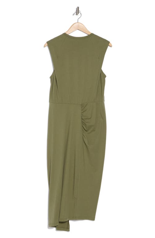 Derek Lam 10 Crosby Landry T-shirt Dress In Fatigue