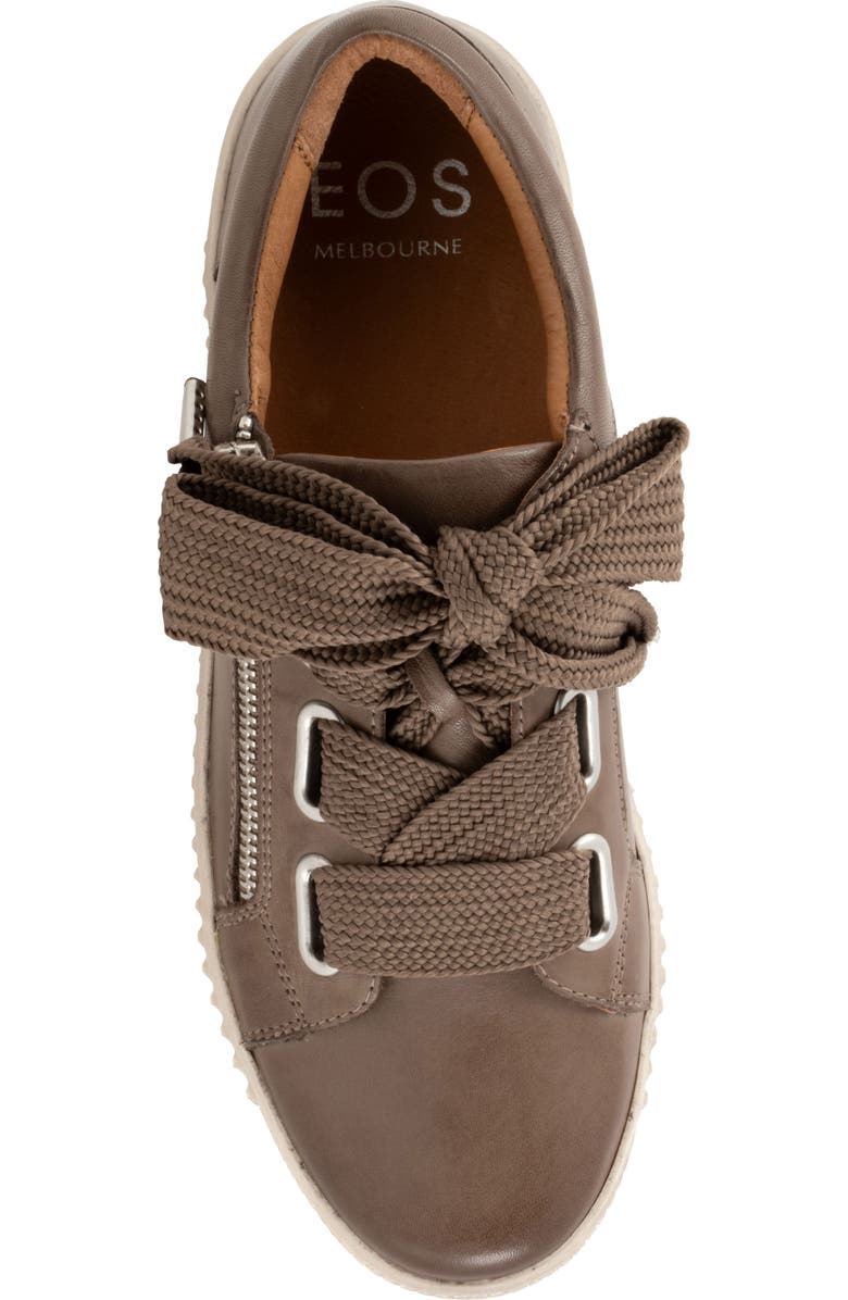 EOS FOOTWEAR Jovi Zip Sneaker, Alternate, color, Dark Taupe