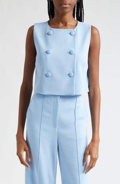VERONICA BEARD VERONICA BEARD DREXLEY BOXY SLEEVELESS BUTTON-UP TOP 