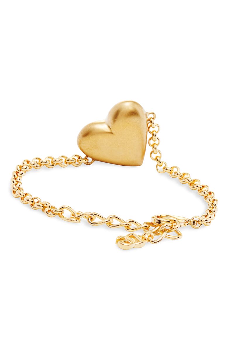 Dolce&Gabbana DG Heart Pendant Bracelet, Alternate, color, 