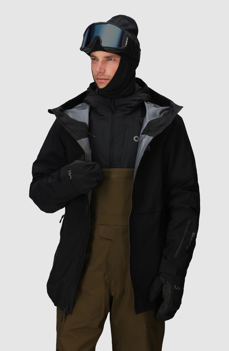 Outdoor Research Hemispheres Team Gore-Tex<sup>®</sup> Waterproof Jacket, Alternate, color, Black