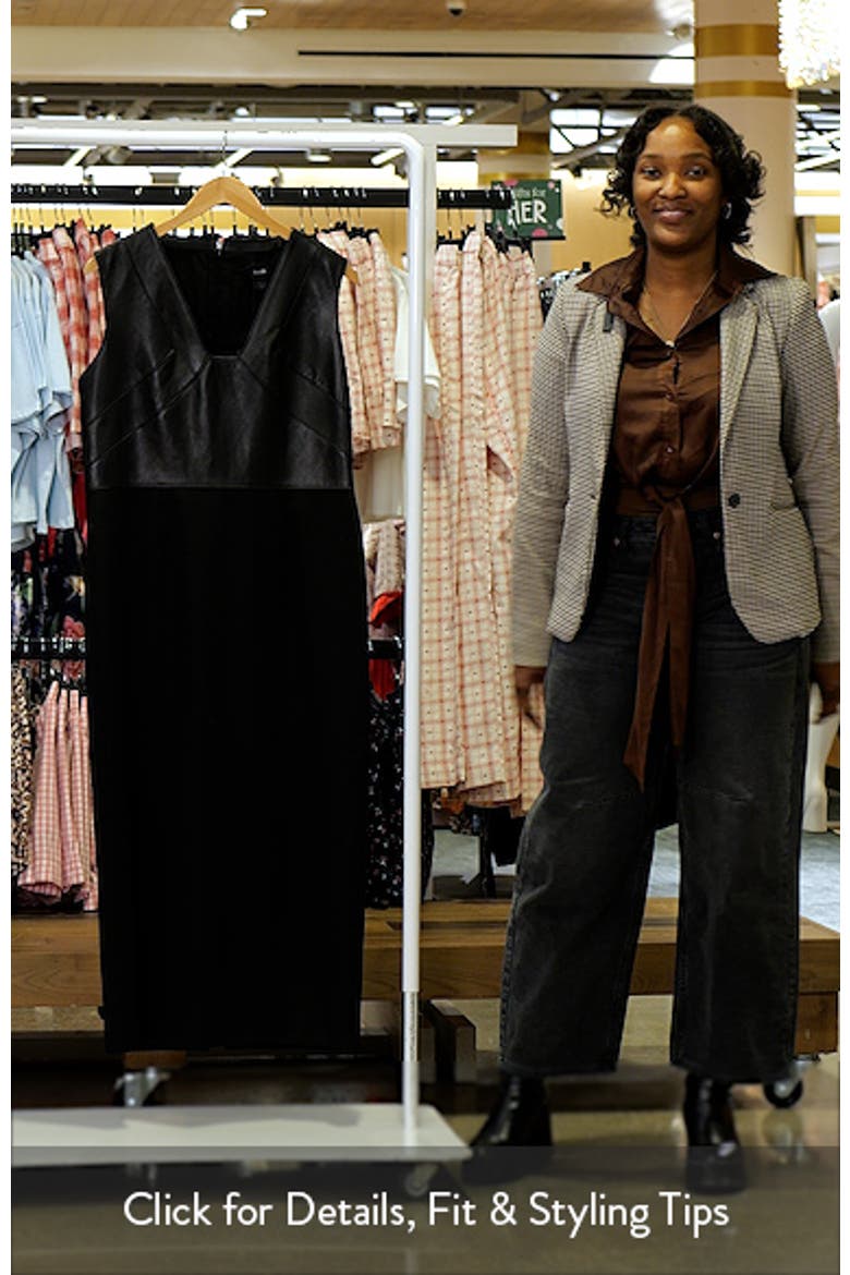 Drumialda Wool & Leather Column Dress video