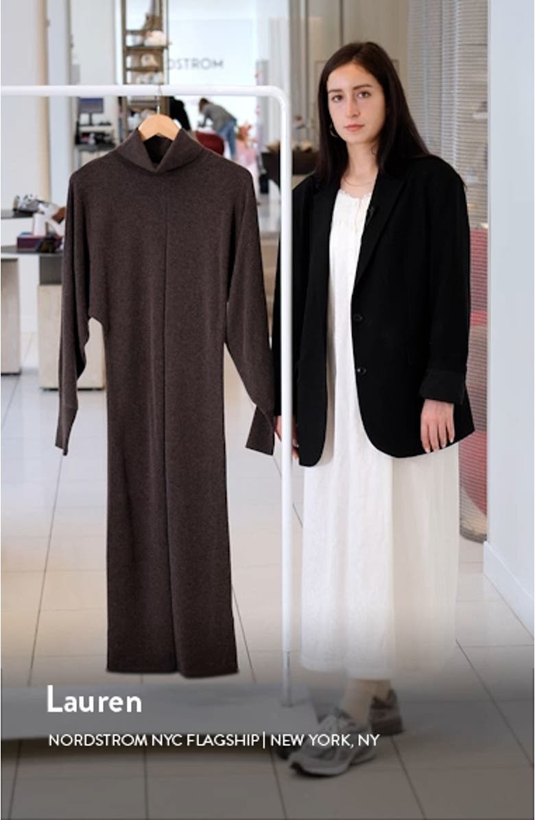 Winslet Long Sleeve Sweater Dress, sales video thumbnail