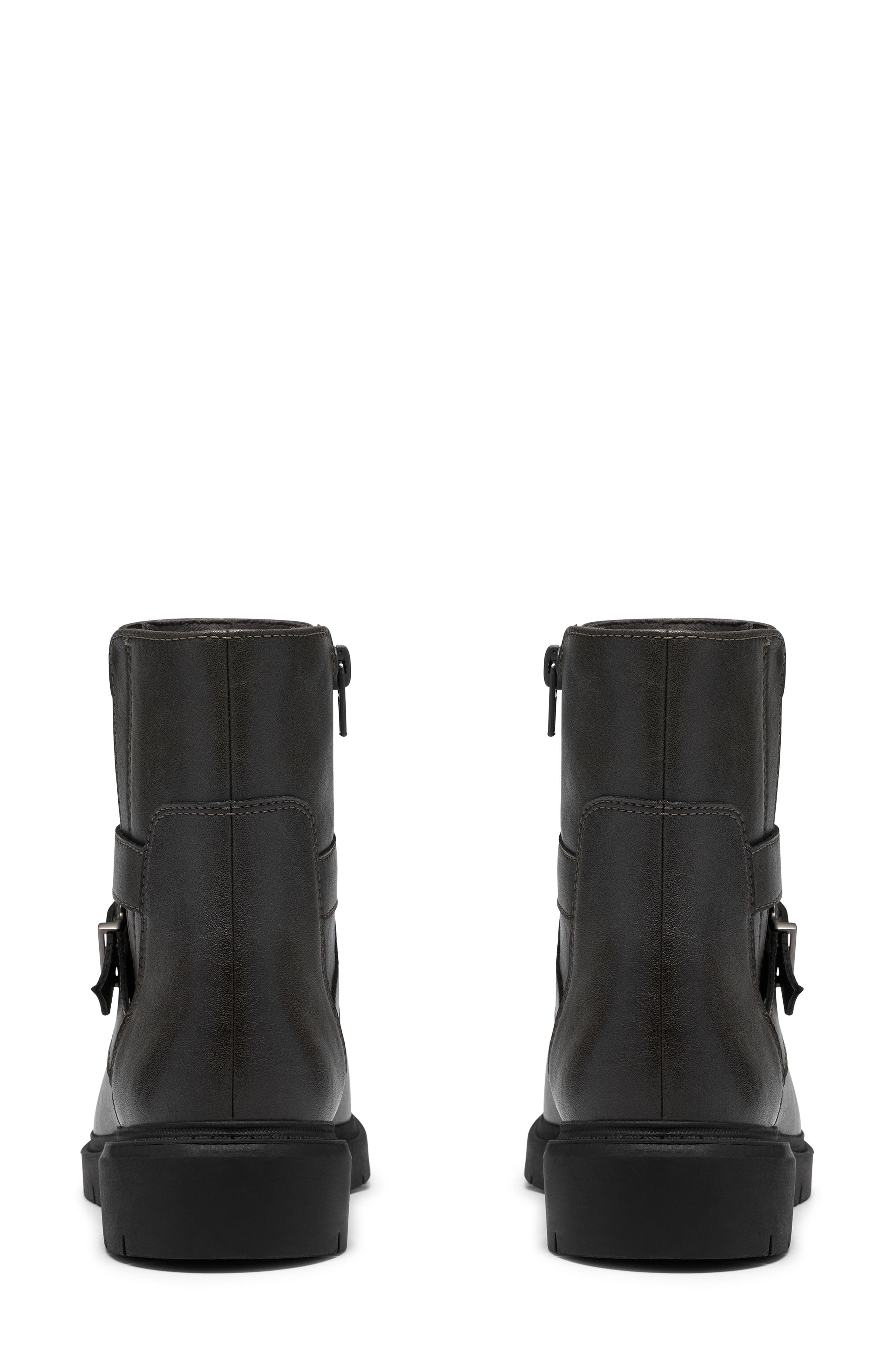 Westlynn Lux Leather Bootie, Alternate, color, DARK GREY LEA