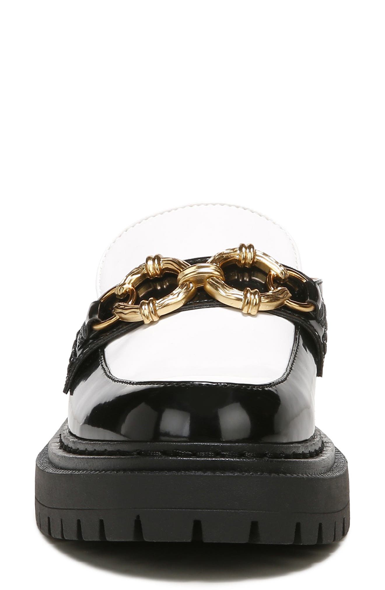 Evangeline Mule, Alternate, color, BLACK/ BRIGHT WHITE