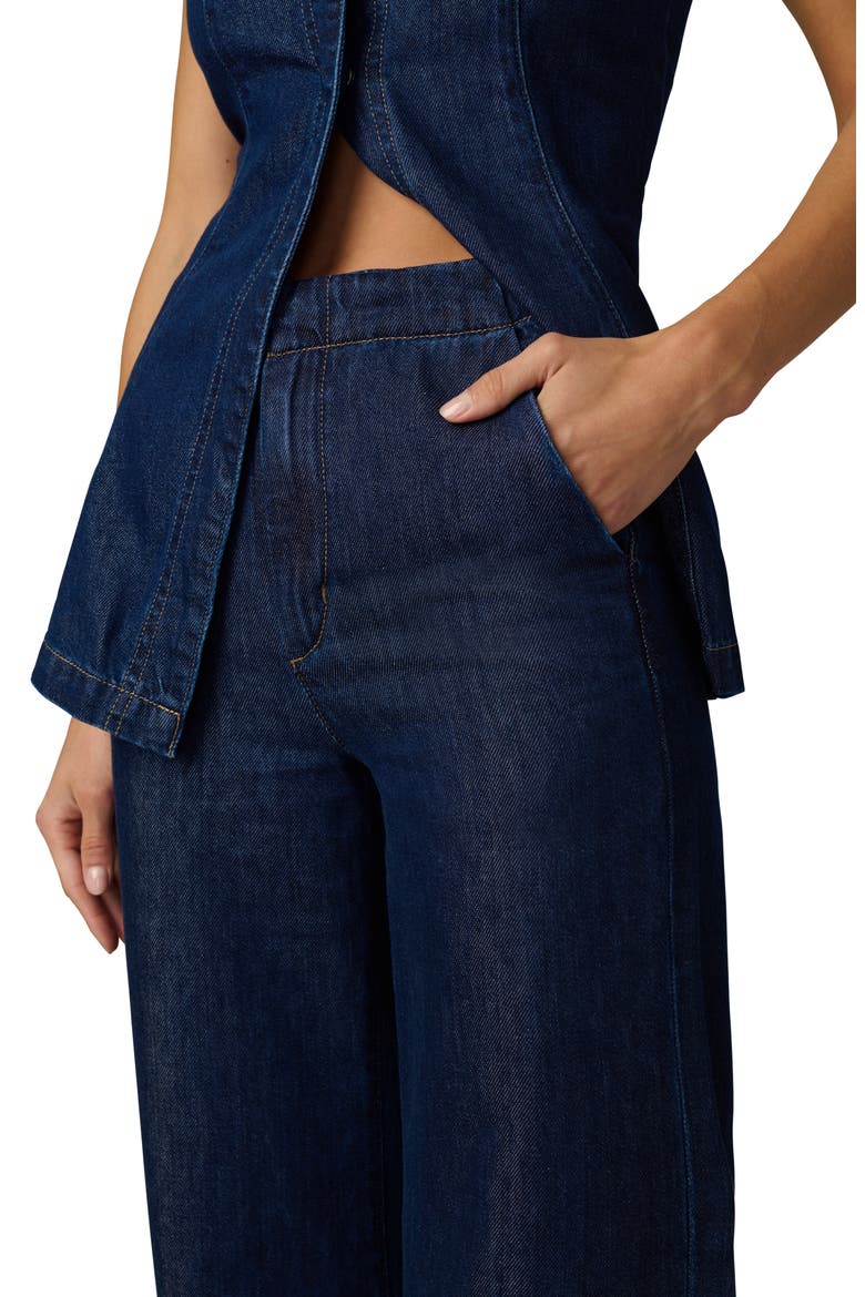 The Clean High Waist Wide Leg Trouser Jeans, Alternate, color, HONOR