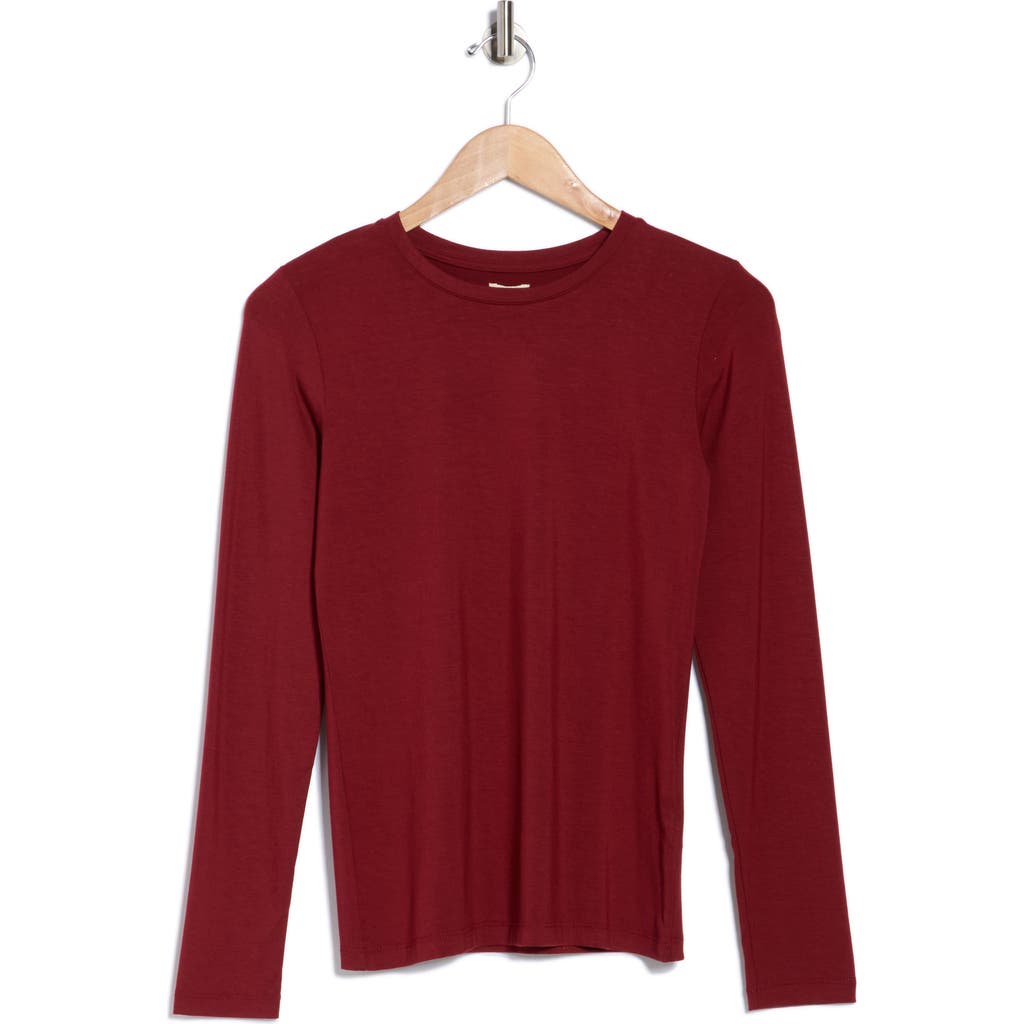 L'agence Tess Long Sleeve Stretch Jersey Top In Animal Print