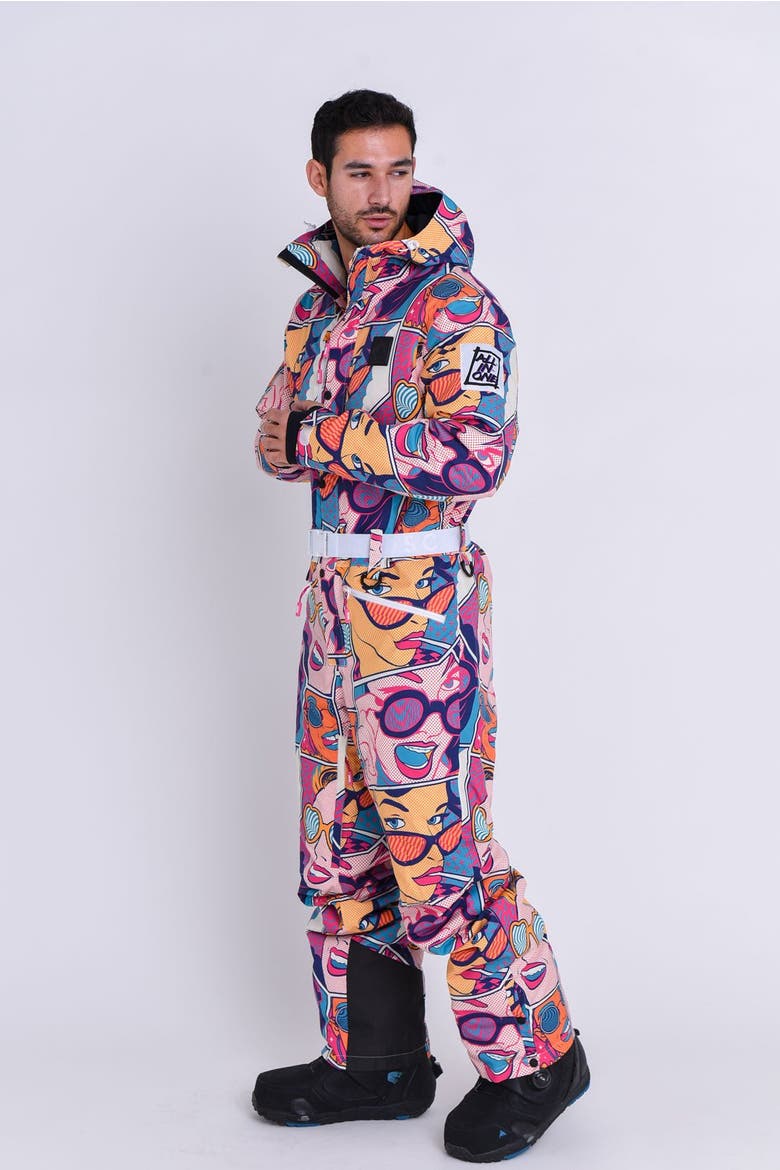 Comic Book Candy Ski Suit - Mens, Alternate, color, multi-colour