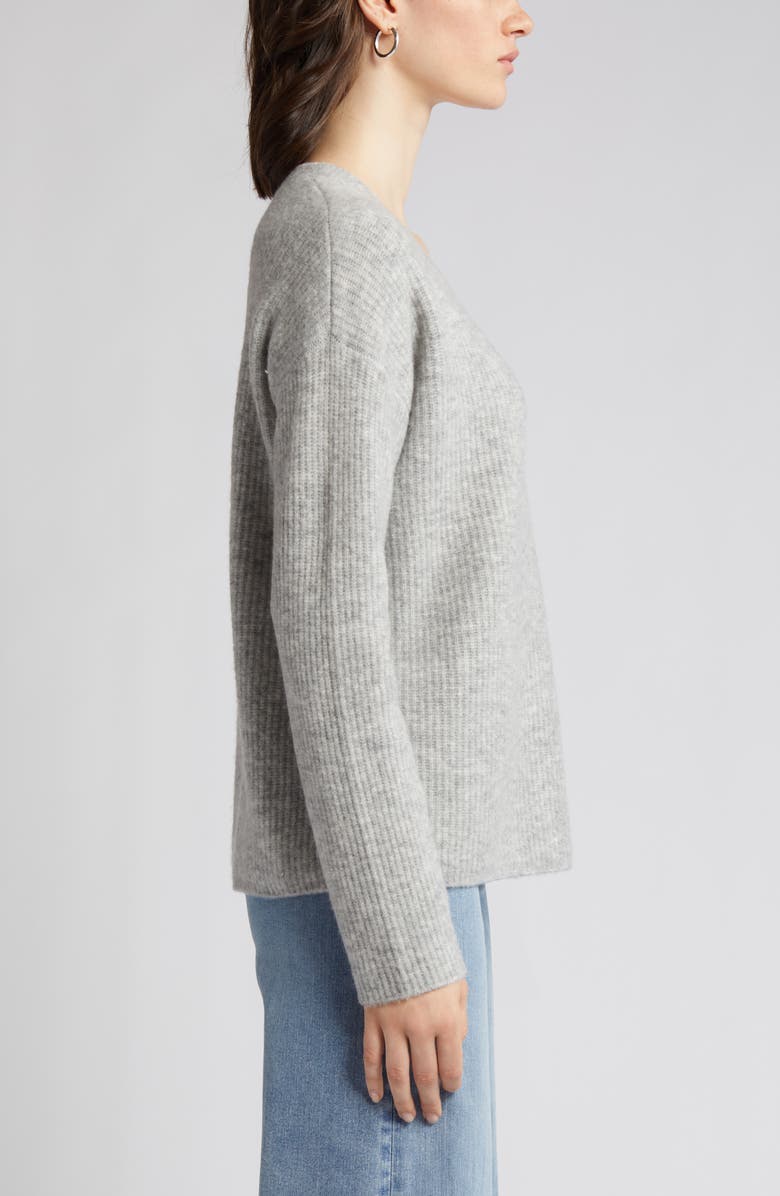 Nordstrom Signature Wool & Cashmere Blend Long Sleeve Sweater, Alternate, color, 