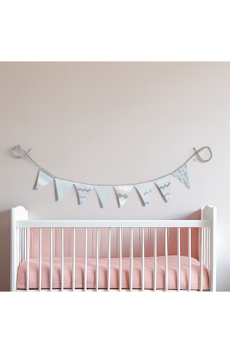 RIAN TRICOT Crib Side Garland, Alternate, color, Light Blue