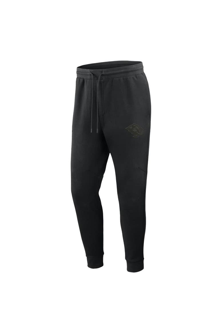Men's Fanatics Black Utah Mammoth Authentic Pro Road Tri-Blend Joggers, Alternate, color, Black
