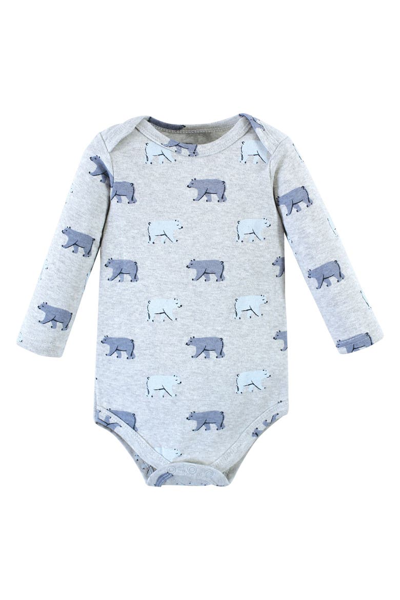 Soft Cotton Long-Sleeve Infant Bodysuit Bundle, Alternate, color, Mommys New Man
