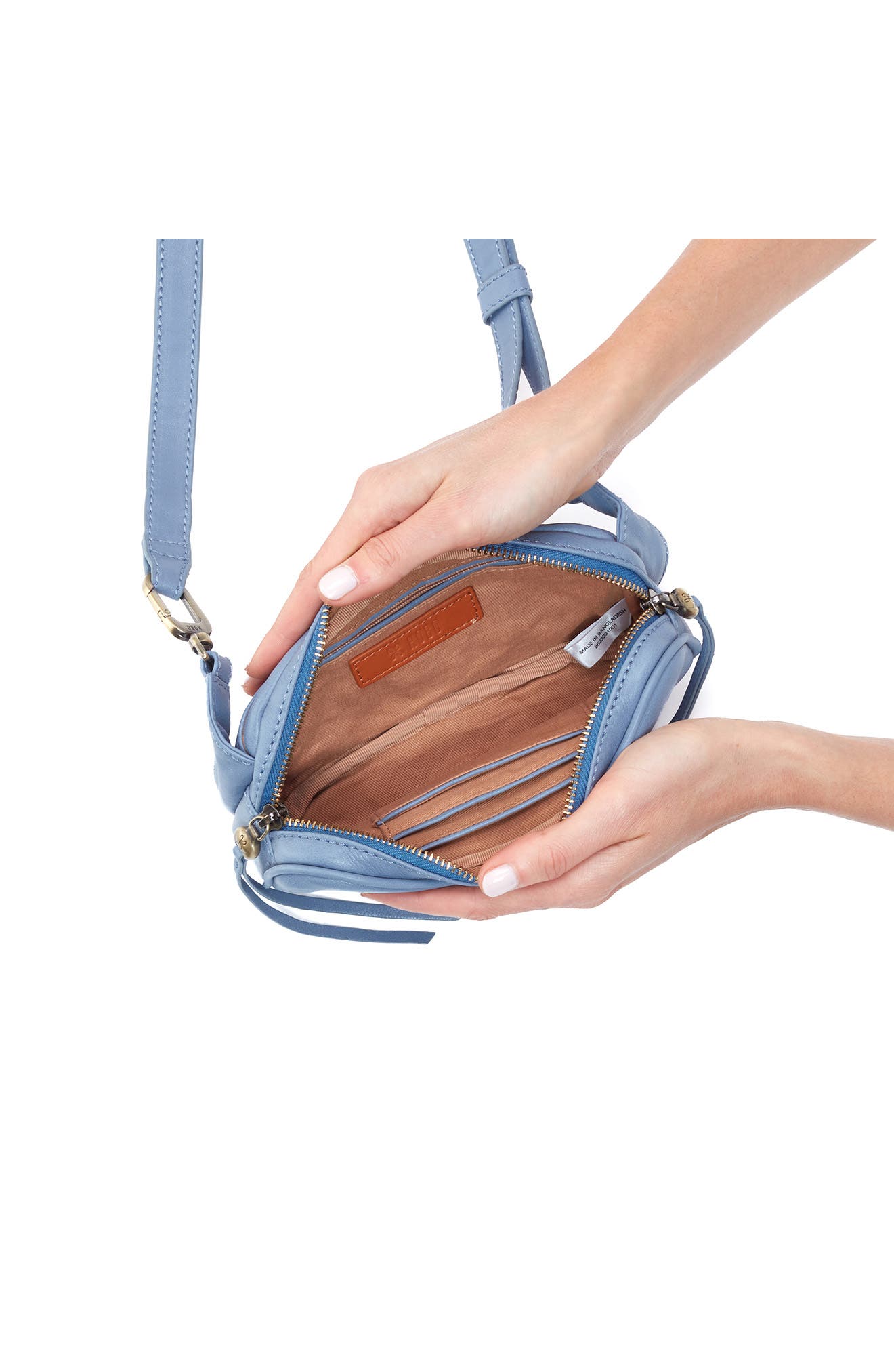 HOBO Shaker Leather Belt Bag, Alternate, color, 