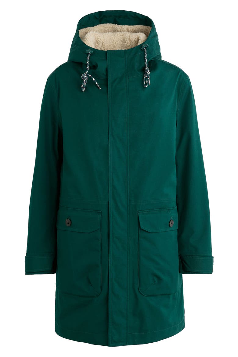 Tidesman Waterproof Cotton Coat, Alternate, color, THICKET