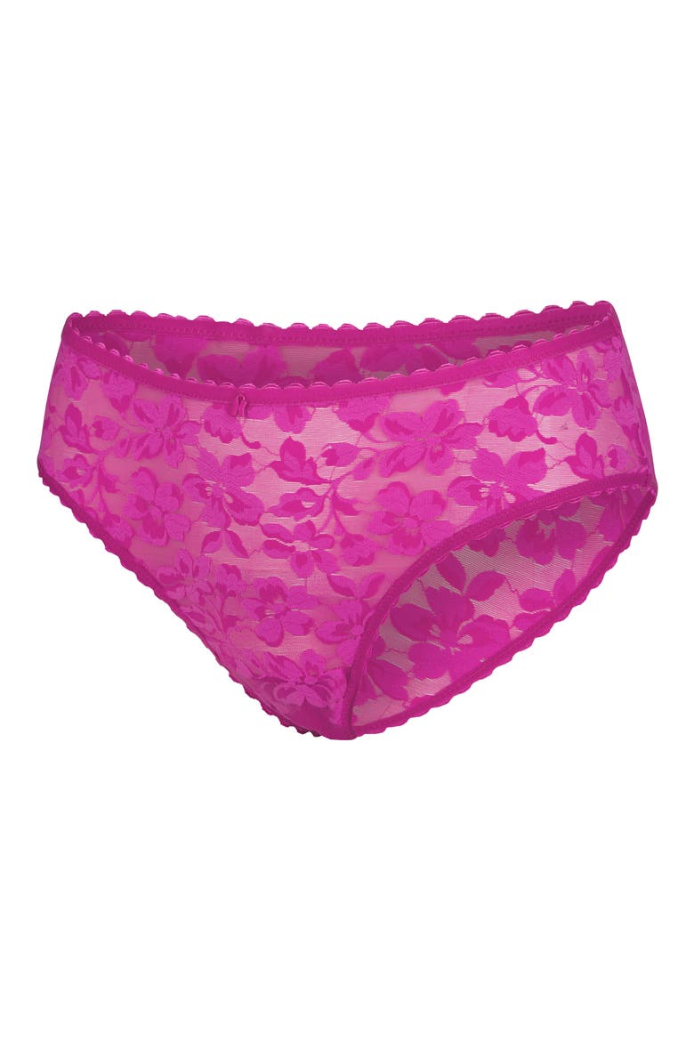 Lavish Lace Hipster Briefs, Main, color, PURPLE PASSIONFRUIT