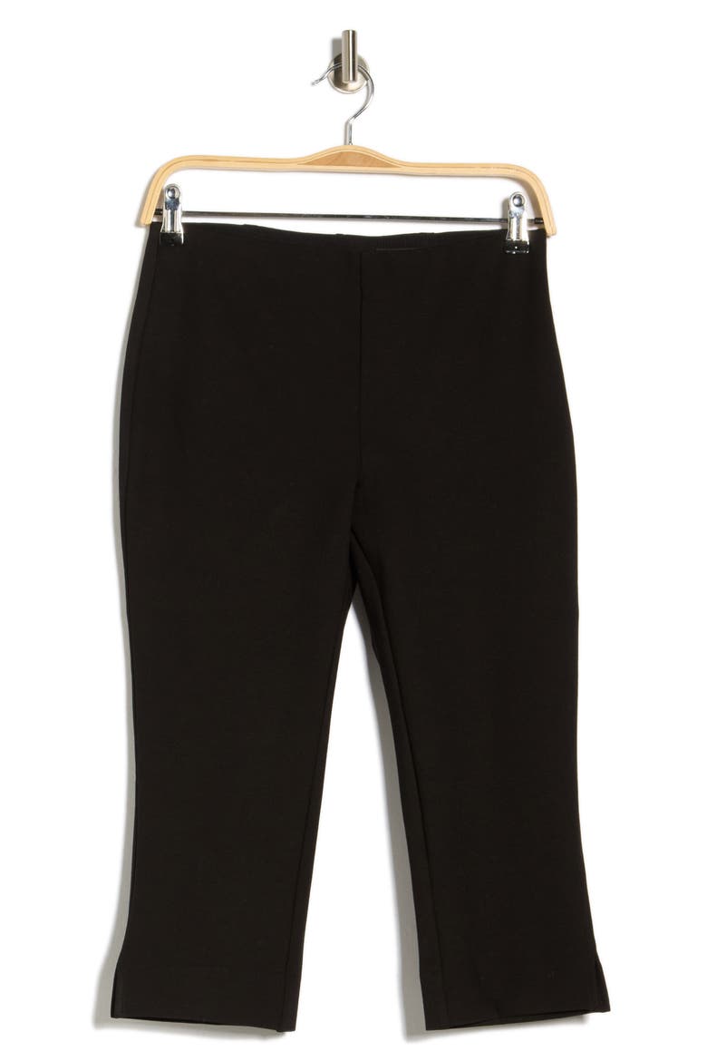 Kate Ponte Capri Pants, Alternate, color, BLACK