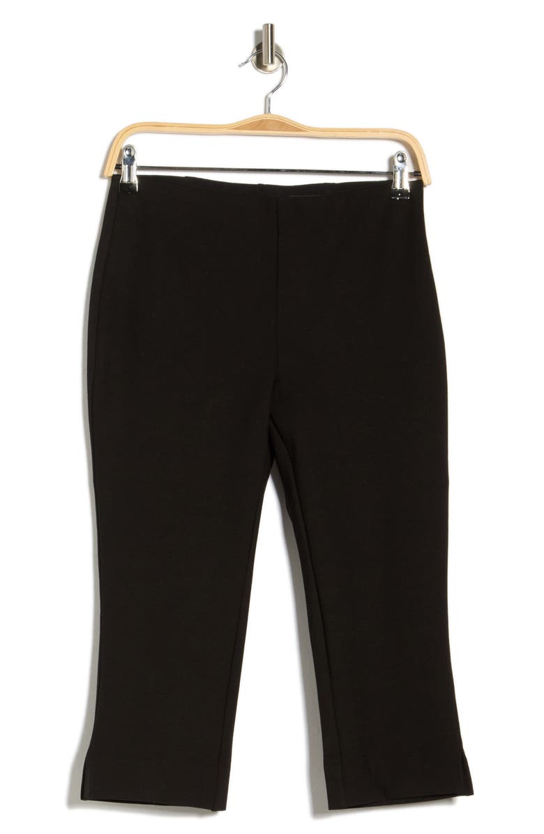 rag & bone Kate Ponte Capri Pants, Main, color, Black