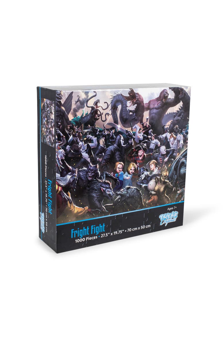 Fright Fight Horror Movie Villain Inspired 1000 Piece Jigsaw Puzzle, Main, color, Multi-Color