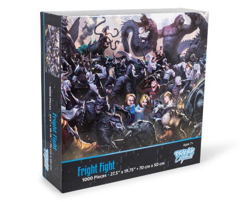 Fright Fight Horror Movie Villain Inspired 1000 Piece Jigsaw Puzzle