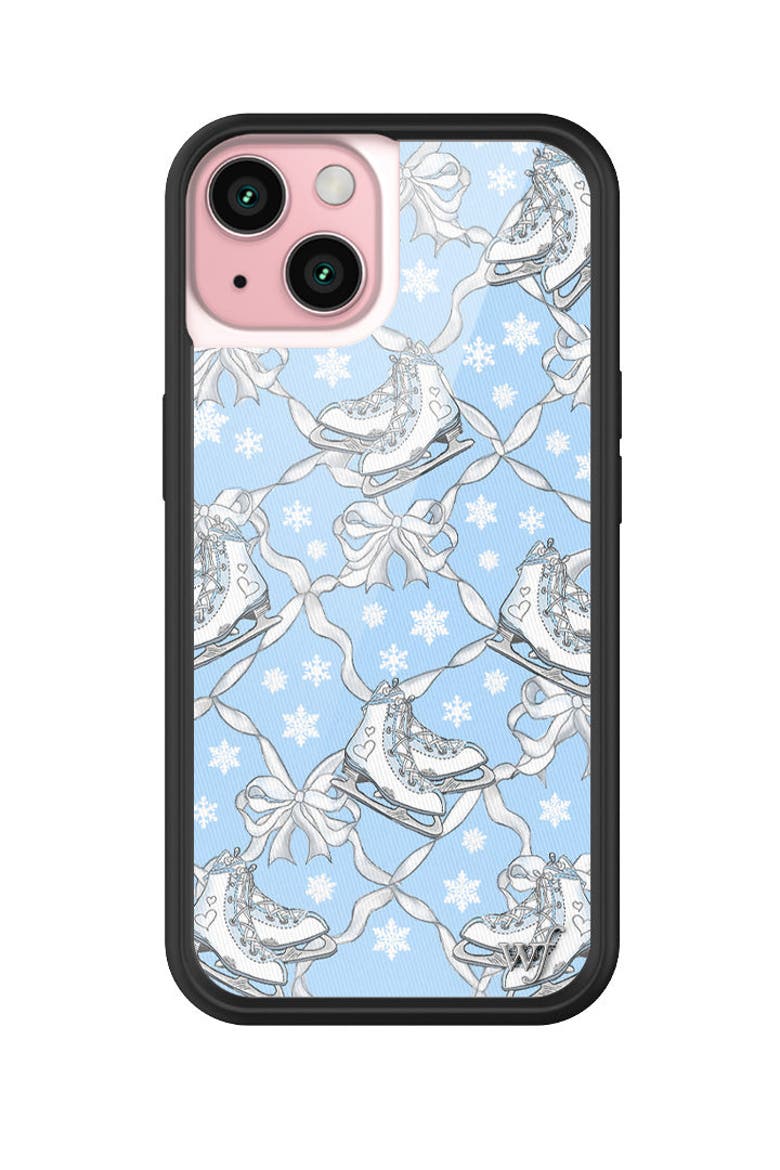 Skates iPhone Case, Alternate, color, Blue