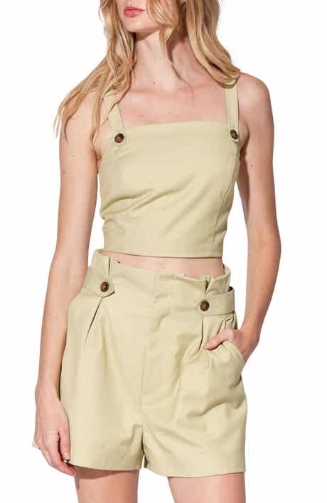 Walter Baker Maven Twill Crop Top