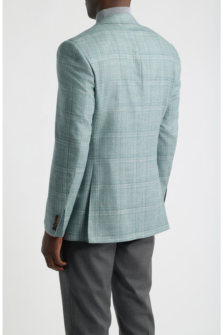 Siena Wool Silk & Cashmere Sport Coat, Alternate, color, GREEN