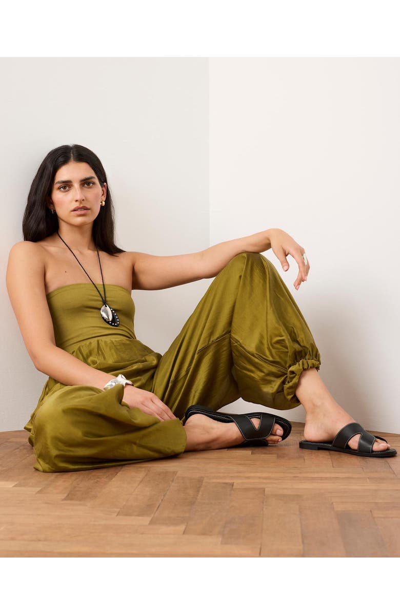 MINT VELVET Bandeau Balloon Jumpsuit, Alternate, color, Green