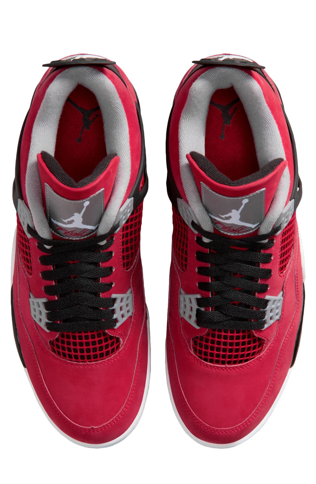 Air Jordan 4 Retro Basketball Sneaker, Alternate, color, FIRE RED/WHITE