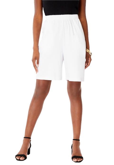 Plus Size Soft Knit Pull-On Short (Plus)