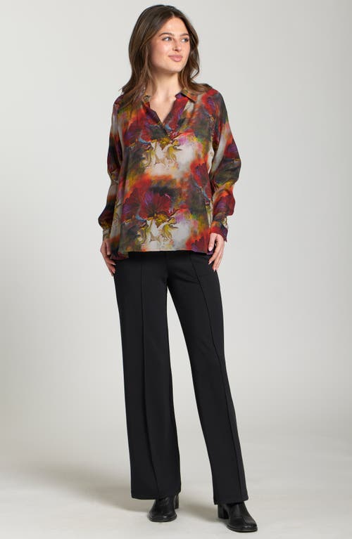 Apny Long Sleeve Shirt In Multi