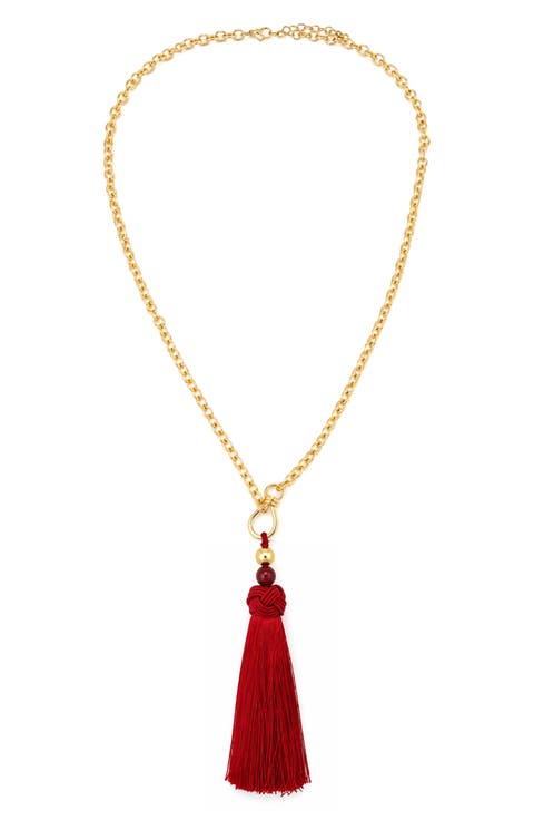 Tassel Pendant Necklace