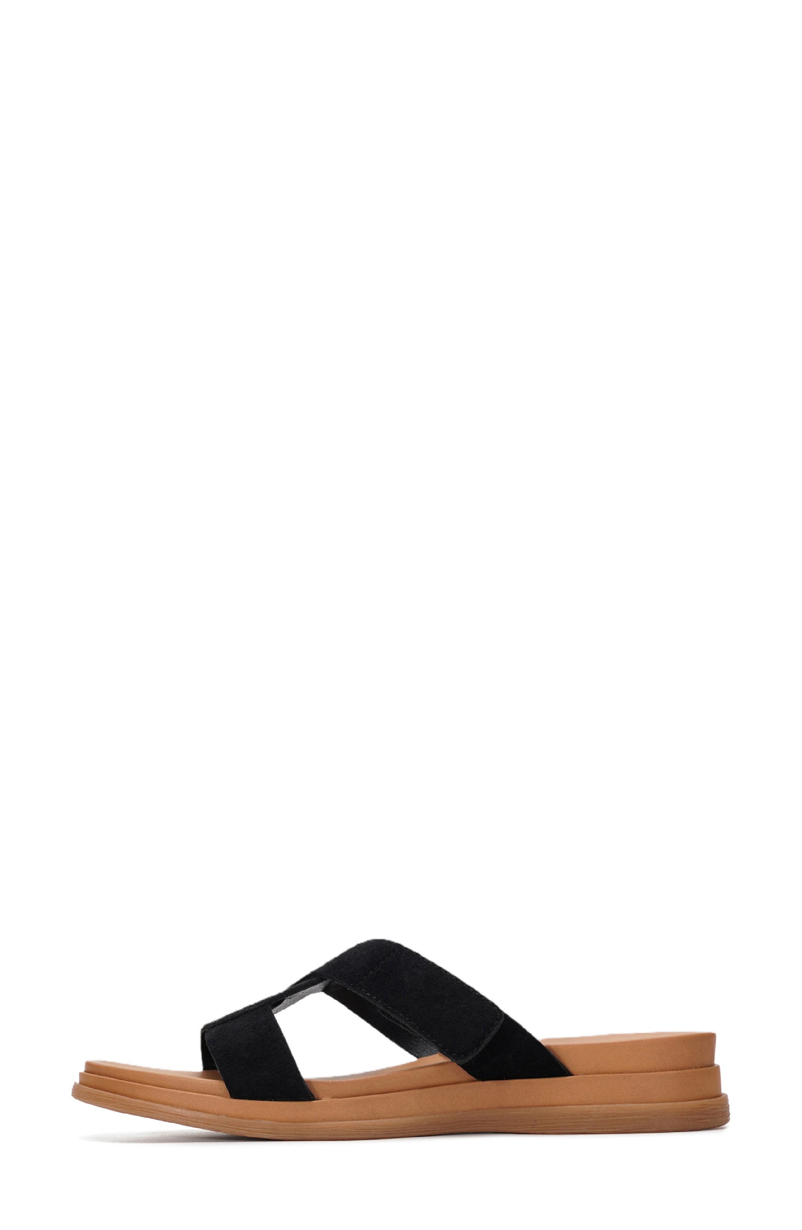 Project Cloud Nimble Slide Sandal, Alternate, color, Black Suede